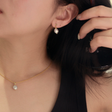 Baroque Pearl Earrings | 18K Solid Gold