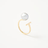 Open-T Design Baroque Pearl Ring | 18K Solid Gold