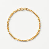 Classic Cuban Chain Bracelet | 18K Solid Gold