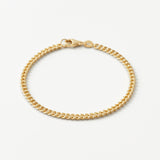 Classic Cuban Chain Bracelet | 18K Solid Gold