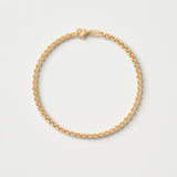 Mini Rolo Chain Bracelet | 18K Solid Gold