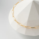 Paperclip Chain Bracelet I | 18K Solid Gold