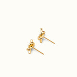 Believe It or Knot Earrings | 18K Solid Gold