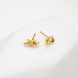 Believe It or Knot Earrings | 18K Solid Gold