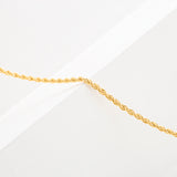 Gold Rope Bracelet | 18K Solid Gold