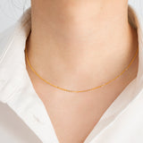 Classic Chain Necklace | 18K Solid Gold