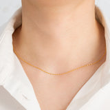 Gold Starry Chain Necklace | 18K Solid Gold