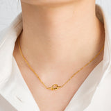 Believe It or Knot Necklace | 18K Solid Gold