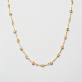 Whimsical Gold Cluster Chain Necklace | 18K Solid Gold