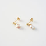 Baroque Pearl Earrings | 18K Solid Gold