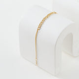 Diamonds in the Details Gold Bracelet | 18K Solid Gold