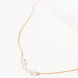 Rest in Pearls Necklace | 18K Solid Gold