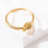 Believe It or Knot Ring | 18K Solid Gold