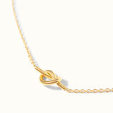 Believe It or Knot Necklace | 18K Solid Gold