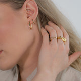 Gold-To Hoop Earrings | 18K Solid Gold