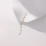 Floating Diamond Drop Earrings IV | 18K Solid Gold