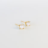 Rest in Pearls Studs | 18K Solid Gold