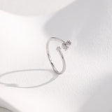 Love Letters Diamond Ring | 18K Solid Gold