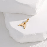 Love Letters Initial Letter Charm | 18K Solid Gold