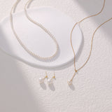 Classic Pearl Necklace | 18K Solid Gold