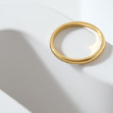 Everyday Stackable Circle Band | 18K Solid Gold