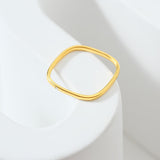 Better Wherever Square Ring | 18K Solid Gold