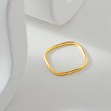 Better Wherever Square Ring | 18K Solid Gold