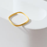 Better Wherever Square Ring | 18K Solid Gold