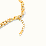 Forever Linked Gold Watch Band Necklace | 18K Solid Gold